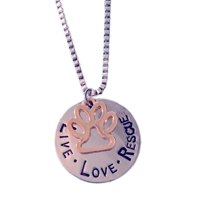 Live, Love, Rescue Necklace